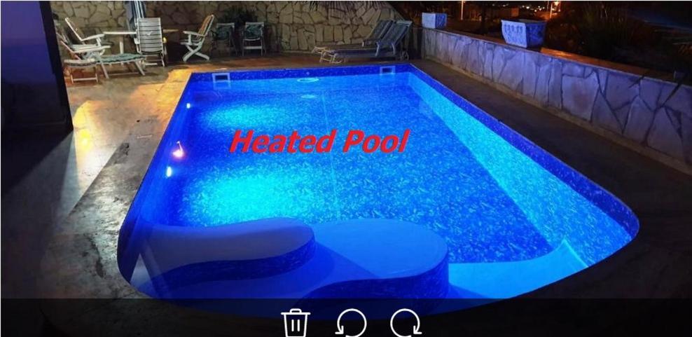 阿德耶Sunny House With Private Pool And Sea View别墅 外观 照片